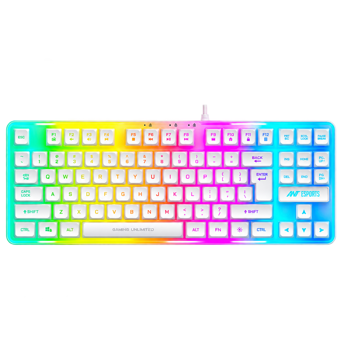 MK700 V2 TKL Membrane Keyboard - Mercury White