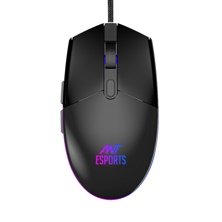 Ant Esports GM320 RGB Wired Optical Gaming Mouse - White - ANT E-SPORTS