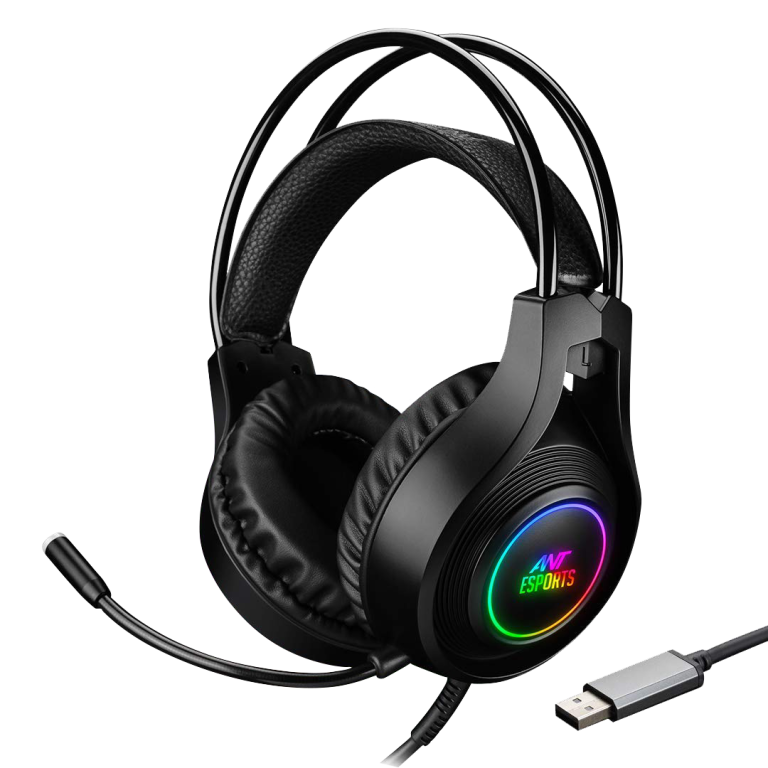 Ant Esports H520W Gaming Headset (Black) - ANT E-SPORTS