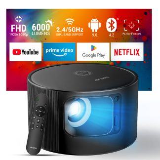 Ant Esports View 811 6000 Lumens FHD (1080) Andriod Smart LED Projector