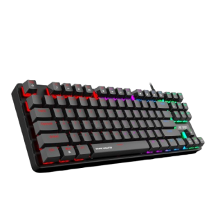 Ant Esports MK1000 Mechanical Wired Gaming Keyboard Black Hot-Swappable Per-Key RGB Red Outemu Switches