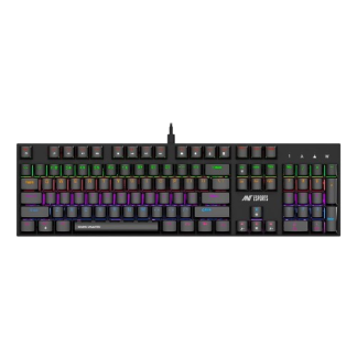 Ant Esports MK3200 V2 Mechanical Wireless Gaming Keyboard Black Hot-Swappable Per-Key RGB Blue Outemu Switches