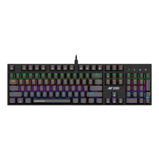 Ant Esports MK3200 V2 Mechanical wired Gaming Keyboard black Hot-Swappable Per-Key RGB Red Outemu Switches