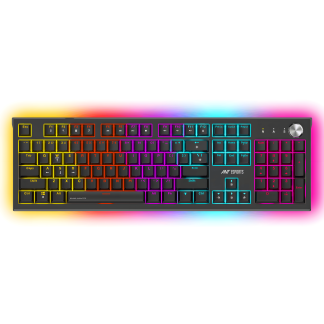 Ant Esports MK1850 Mechanical Blacklit Gaming Keyboard with Red Switches (Black)