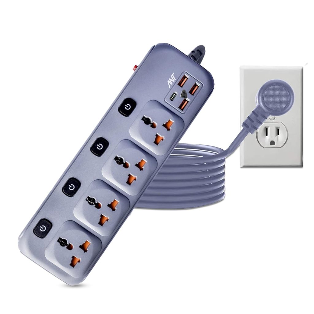 ANT PS431 Power Strip Individual Power Switch, - ANT E-SPORTS