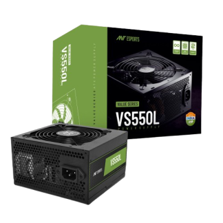 Ant Esports VS550L 550W Black Power Supply