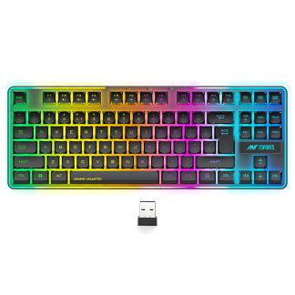 Ant Esports MK720 Pro V2 Membrane Wireless Gaming Keyboard Black