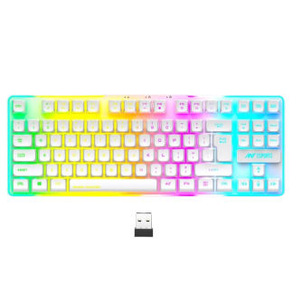 Ant Esports MK720 Pro V2 Membrane Wireless Gaming Keyboard White