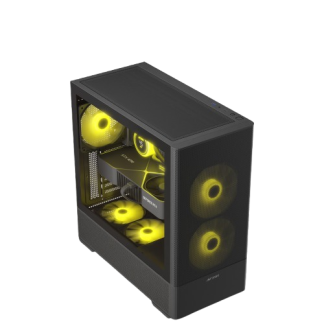 Ant Esports 511 Air 5F Mid Tower (E-ATX/ATX/M-ATX/M-ITX) Black Cabinet 2x120mm 3x140mm Fans
