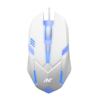 Ant GM46 Wired Optical Gaming Mouse White