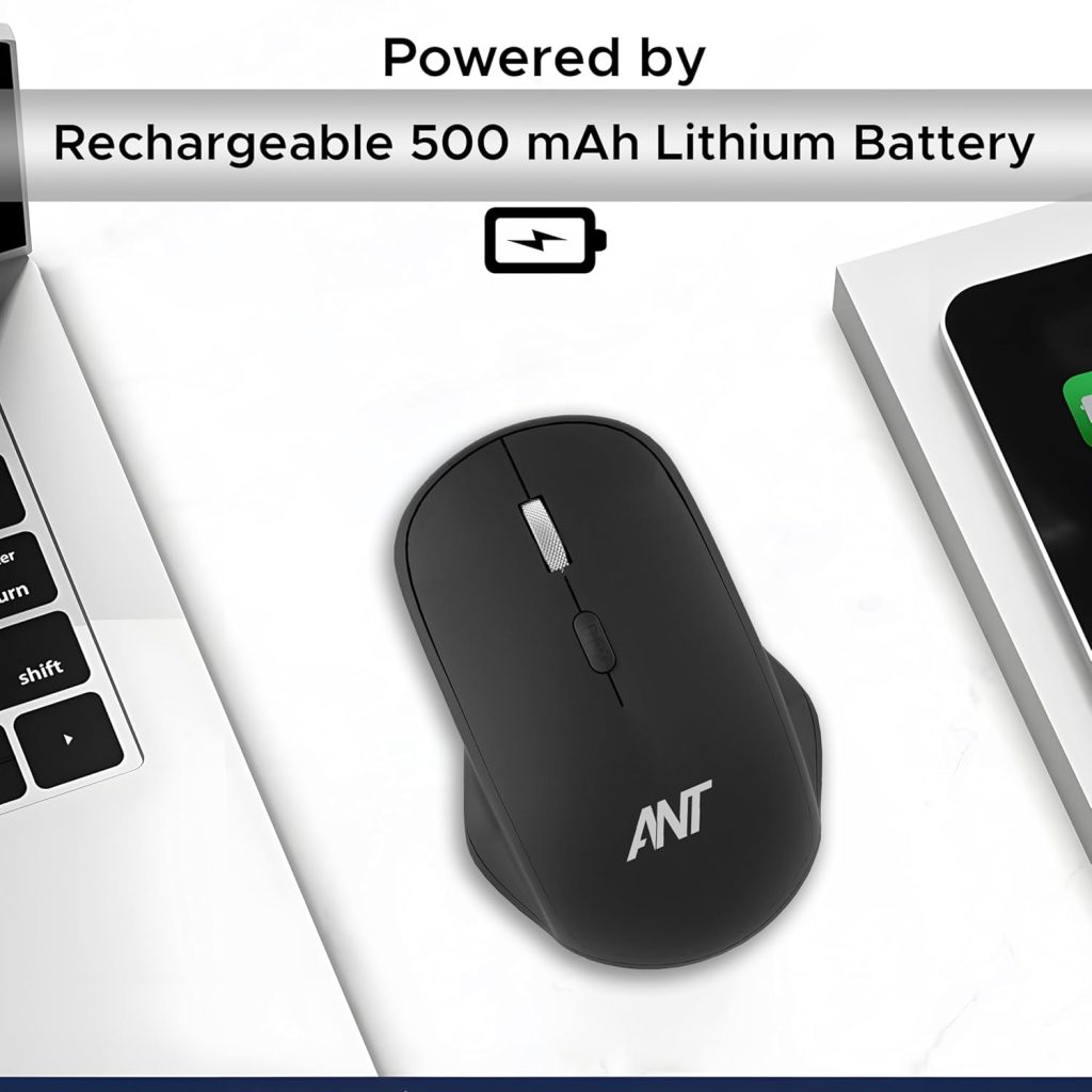 Ant GLOBE30 Wireless Optical Mouse | 4 Button Design - ANT E-SPORTS