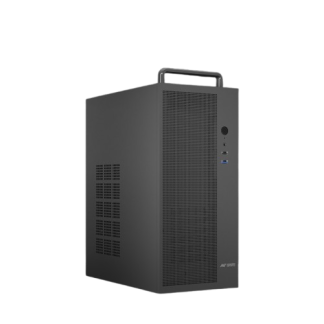 Ant Esports SI10 Mid Tower (M-ATX,M-ITX) Black Cabinet 1x80mm Fan