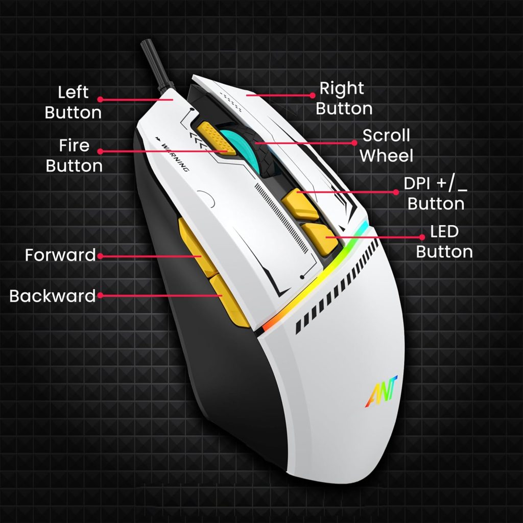 Ant Ghost 50 Plug and Play RGB 8 Programable Buttons High End 12800 ...