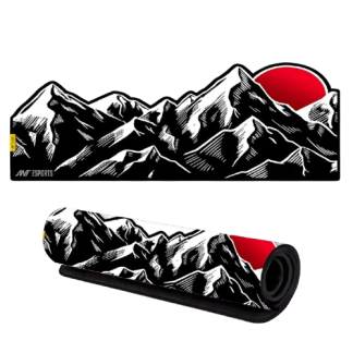Ant Esports Unique Design Mountain Red Extended Gaming Mouse Pad