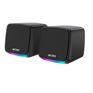 Ant Esports GS195 Computer Speakers with Colorful RGB Lights 10Watts