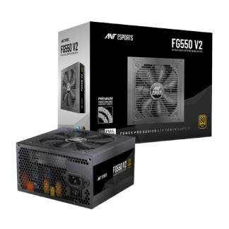 Ant Esports FG550 V2 550W 80+Gold Full Modular Black Power Supply