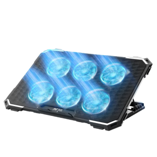 Dracula 60 Laptop Cooling Pad, Gaming Laptop Cooler with 6 * 1 Quite Fans