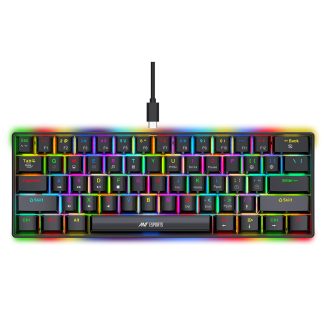 Ant Esports MK1300 V2 60% Mechanical Gaming Keyboard - Black